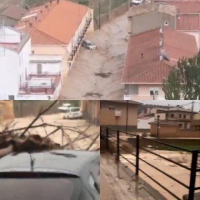 La Unidad Militar de Emergencias llega a Mira (Cuenca) por los efectos de la DANA