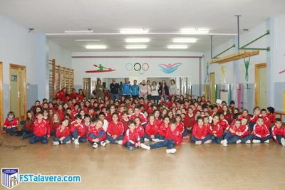 El Soliss FS Talavera visitó el Colegio ‘Clemente Palencia’ dentro de su iniciativa ‘Aula Futsal’