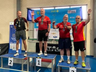 Javier Pérez logra la medalla de bronce en el Campeonato del Mundo de Párkinson