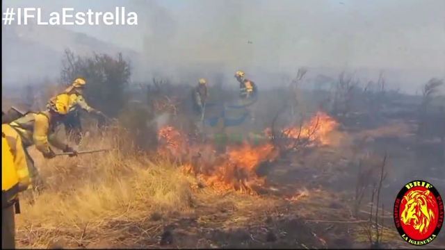 Incendio en La Iglesuela - Brif La Iglesuela