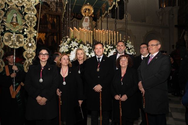 La Virgen del Amparo se refugia en la Catedral de Toledo debido a las inclemencias del tiempo