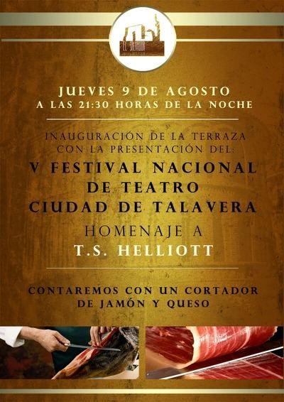 Terraza El Salvador abre sus puertas con la inauguración del V Festival Nacional de Teatro Ciudad de Talavera