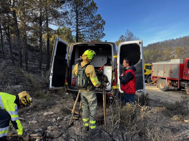 El incendio de Ocentejo podría tener como origen un descuido humano