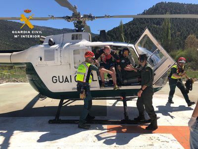 La Guardia Civil rescata a tres participantes de una prueba deportiva de trail