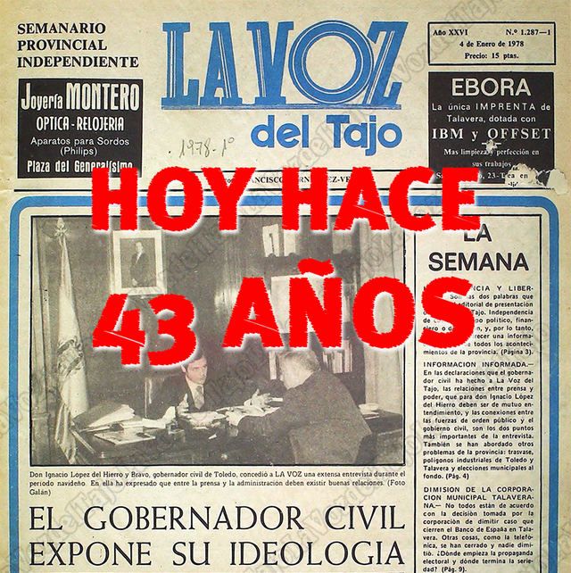 VIAJE EN EL TIEMPO | La Voz del Tajo cumple 43 años ¿Sabes qué pasaba entonces?