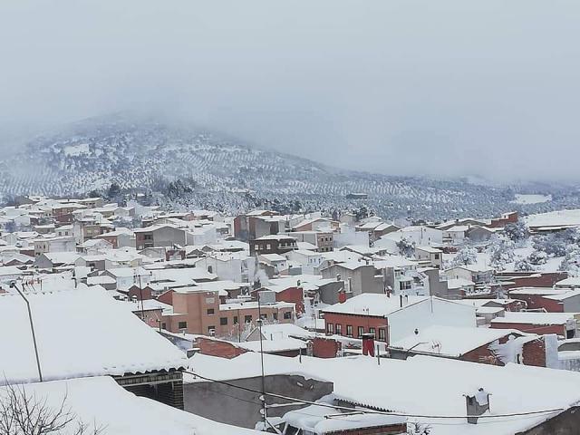 FOTOS | El sábado se tiñó de blanco en Los Navalucillos