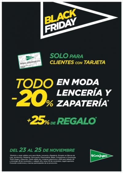 COMERCIO | El Corte Inglés adelanta el Black Friday al 23 de noviembre