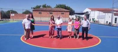 Santa Ana de Pusa inaugura su nueva pista de fútbol sala