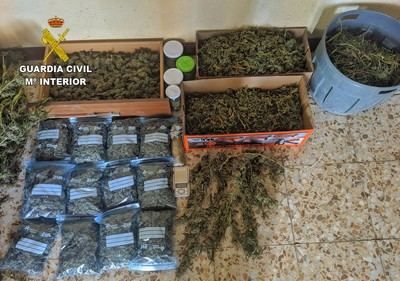 Incautados 32 kilos de marihuana en Illescas