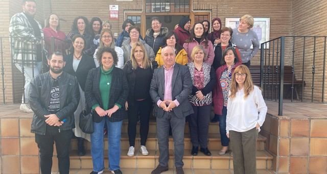 Martín Alcántara y Marta Roldán en el curso