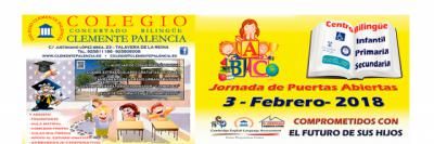 El colegio 'Clemente Palencia' organiza su Jornada de Puertas Abiertas el próximo 3 de febrero