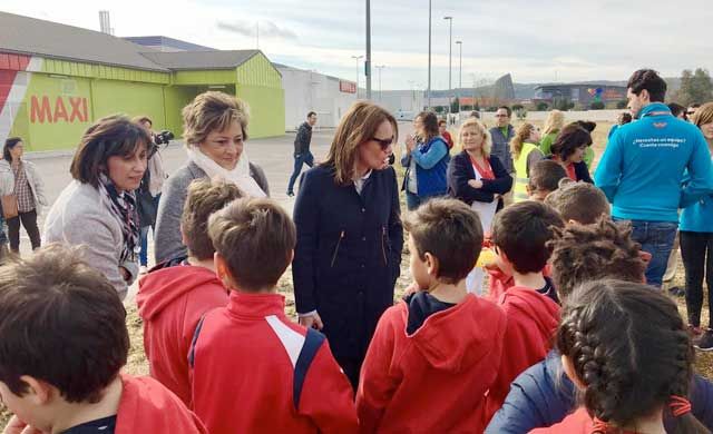 Exitoso simulacro con 350 alumnos en el Parque Comercial El Golf