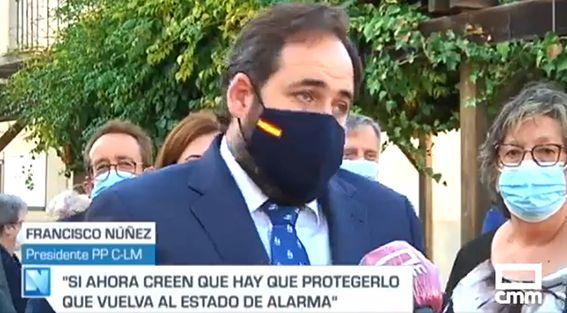 Núñez en el momento de hacer estas declaraciones a CMM