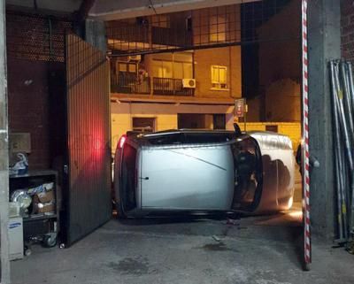 VIDEO/FOTOS | Más imágenes del accidente de esta noche en Talavera