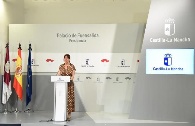 Blanca Fernández en rueda de prensa esta misma mañana