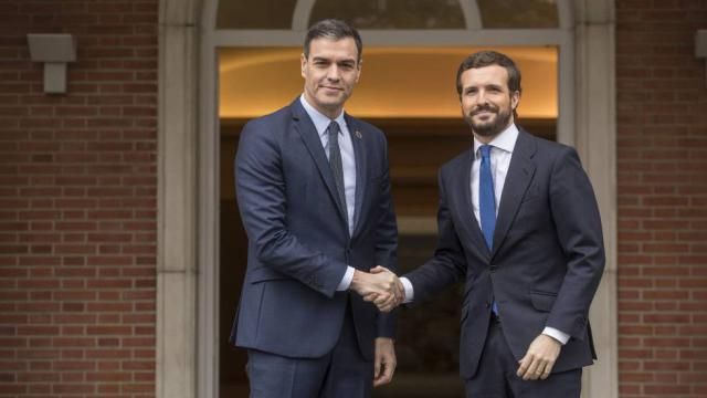 Pedro Sánchez y Pablo Casado