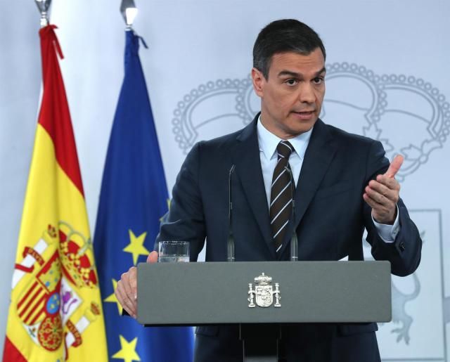 Pedro Sánchez esta mañana