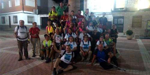 Peregrinación a la Basílica del Prado de la asociación TREKKING TACHAMONTES desde San Román