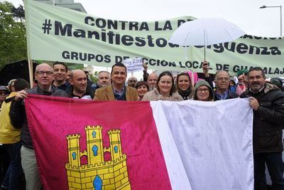 Castilla-La Mancha, presente en la manifestación sobre la despoblación del medio rural