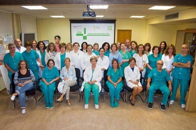 Equipo de la Unidad de Cirugía Mayor Ambulatoria del Hospital de Toledo