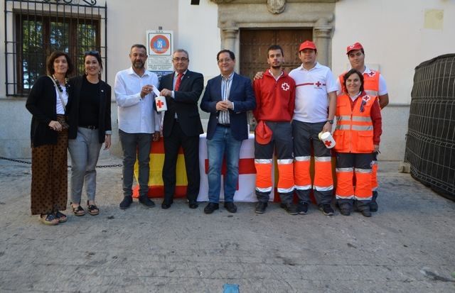 La cuestación de la Cruz Roja recibe la colaboración económica de la Diputación