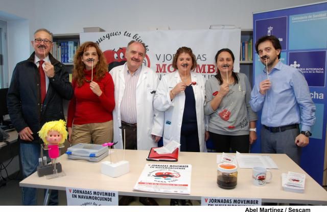 El Centro de Salud de Navamorcuende celebra Movember el día 18 de noviembre contra el tabaquismo