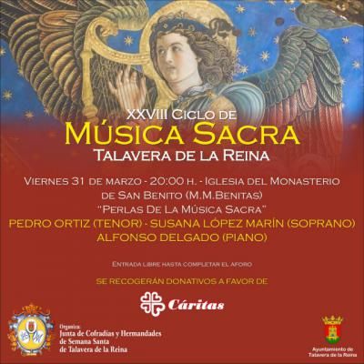 Talavera acoge esta tarde el concierto de “Perlas de la Música Sacra”