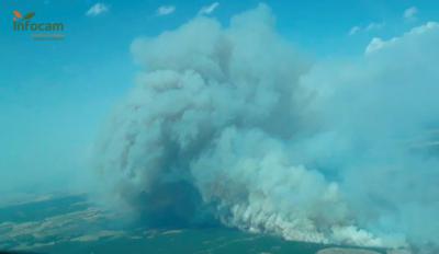 Extinguido el incendio de Valverdejo tras una semana de trabajos