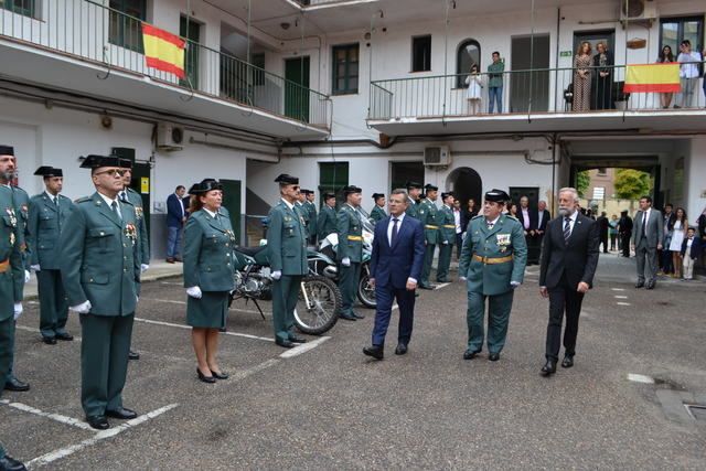 Homenaje a la Guardia Civil en Talavera en el Día del Pilar