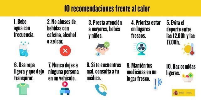 TALAVERA | Recomendaciones del Ayuntamiento ante la ola de calor