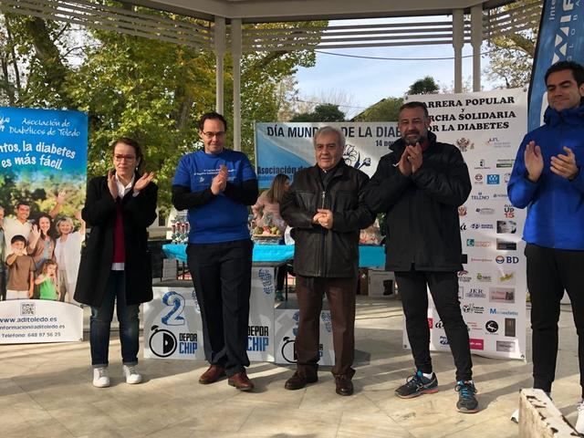 Diputación se suma a la marcha y carrera popular para concienciar sobre la diabetes