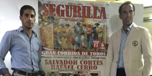 Este sábado Segurilla acogerá su primera corrida de toros con la participación de los diestros Salvador Cortés y Rafael Cerro