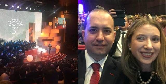 Javier Sierra, un talaverano en la gala de los Premios Goya 2017