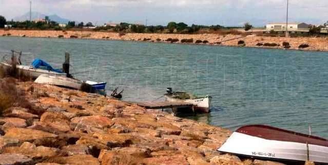 ¿Secos? Vean las imágenes de la desembocadura y los canales de riego del río Segura tomadas este miércoles 5 de octubre