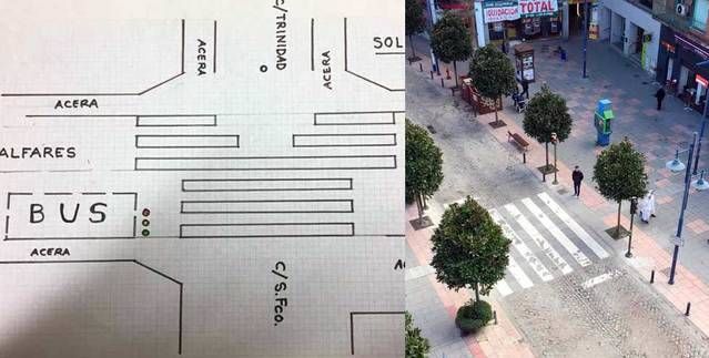 La solución para el 'caos' del nuevo semáforo en calle Prado