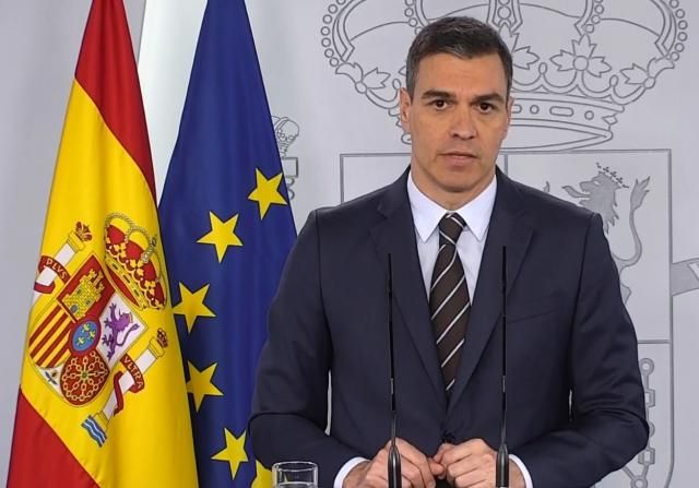 Pedro Sánchez en imagen de hace unos minutos