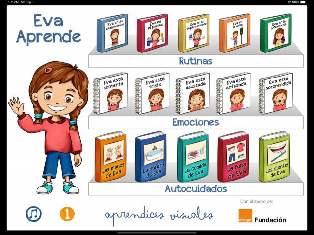 ‘Eva Aprende’, la app de móvil con cuentos interactivos para niñas con TEA