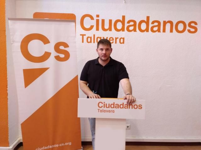 El portavoz de la formación naranja en Talavera, Carlos Alberto Martín