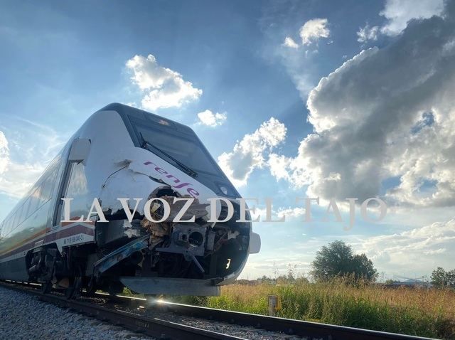 Las impresionantes imágenes del accidente de tren cerca de Talavera