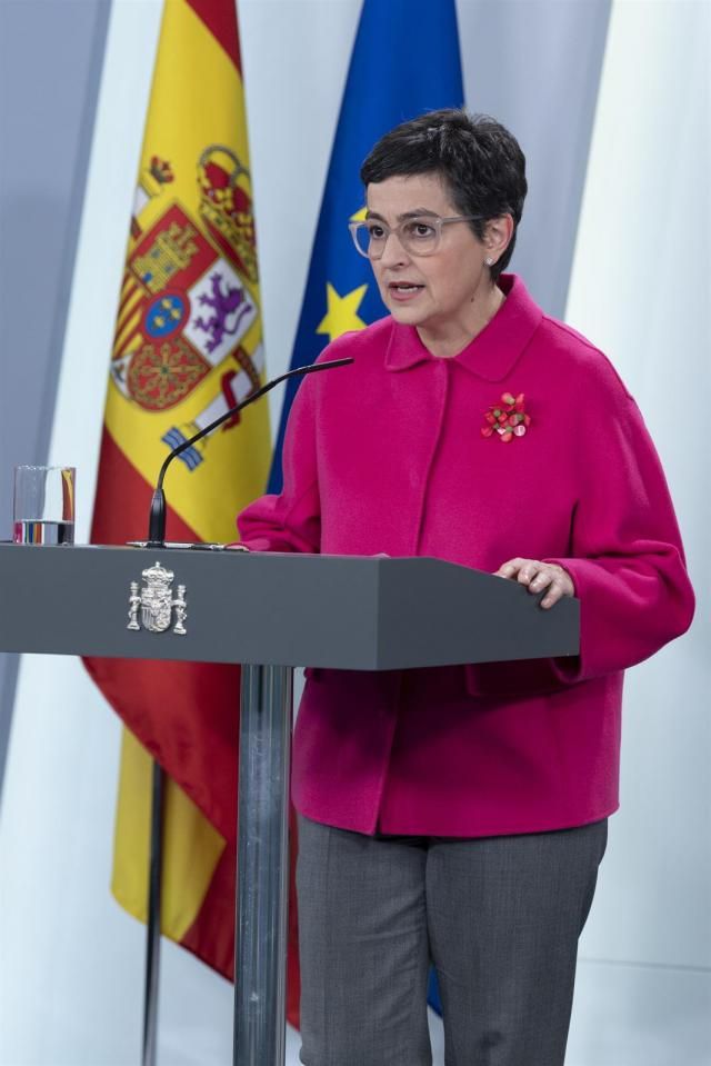 La ministra González Laya