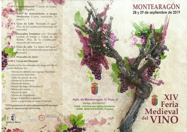 XIV Feria Medieval del Vino de Montearagón