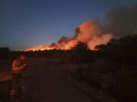 ARDE LA VERA | Declarado un nuevo incendio en la localidad extremeña de Valverde