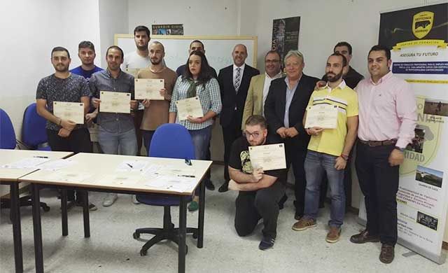 Grupo Vettonia entrega sus certificados de profesionalidad