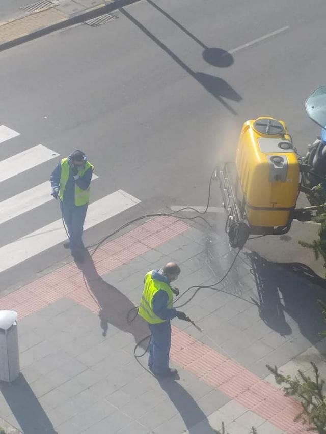 Fumigación de calles