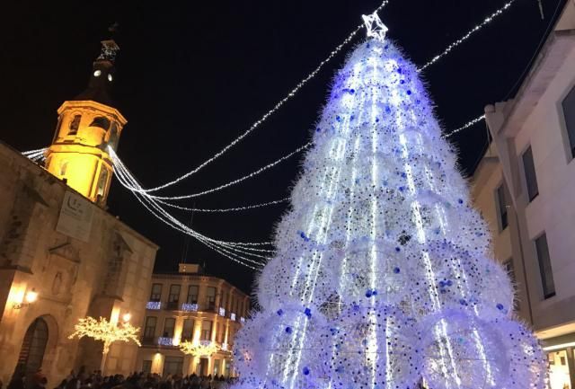 El día de Año Nuevo en Valdepeñas.