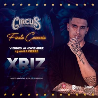 La 'Fiesta Canaria' llega a Circus con el cantante Xriz