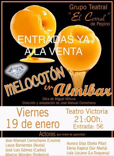 Noche de función en el Teatro Victoria: “Melocotón en Almibar”