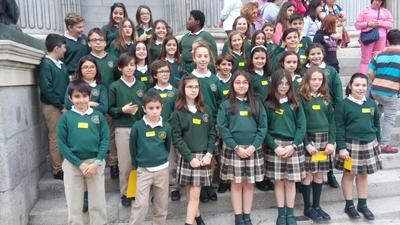 Los alumnos del colegio Ruiz de Luna 'combaten' el acoso escolar en el Congreso de los Diputados