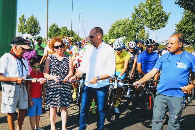 Homenaje a Doroteo García Jerónimo en la última etapa de la Vuelta