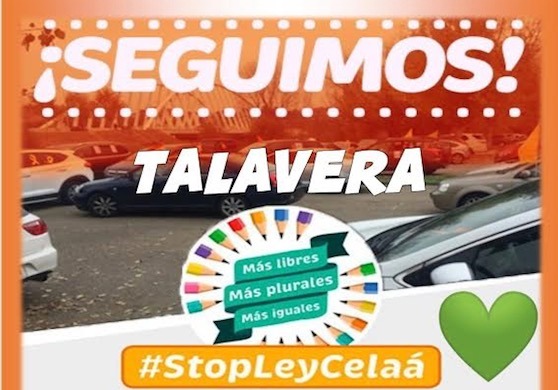 TALAVERA | Nueva manifestación contra la Ley Celaá